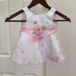 White baby dress .